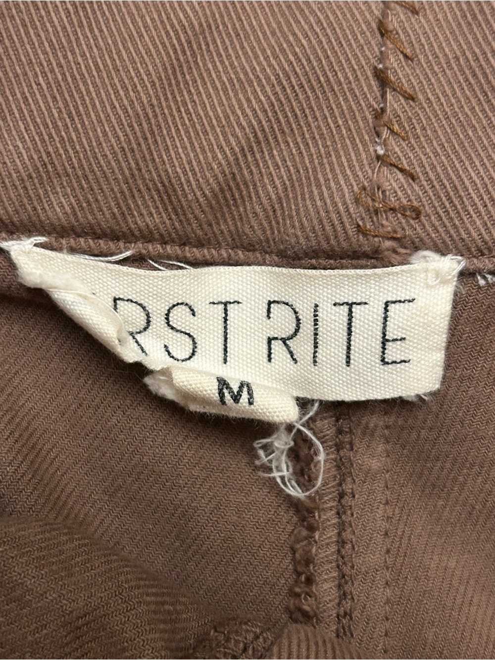 FIRST RITE High-Rise Wide-Leg Cropped Pants In Cocoa - Picture 12 of 16